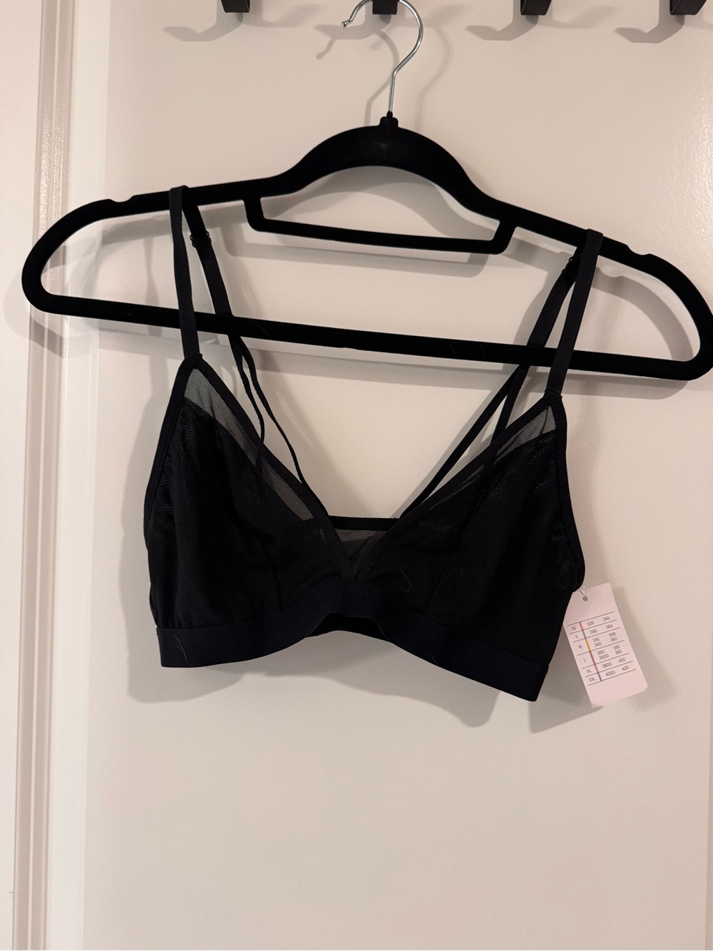 Target Black Sheer Mesh Bralette